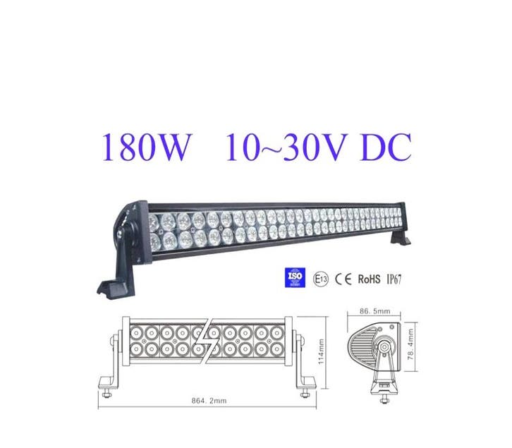 BARRE LED 180W 10.800 LM, Auto-onderdelen, Verlichting, Verzenden