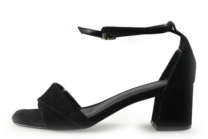 Manfield Sandalen in maat 39 Zwart, Kleding | Dames, Schoenen, Zwart, Gedragen, Sandalen of Muiltjes, Verzenden