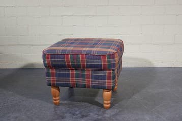 Voetenbank - Hout - cottage style hocker