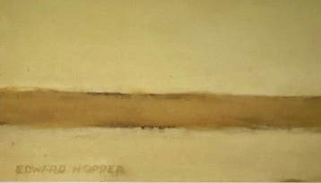 Edward Hopper - “New York Office, 1962”. Gesigneerd in de