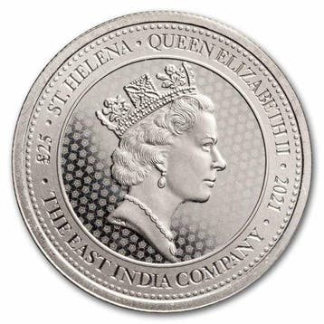 Sint-Helena. 25 Pounds 2021 1/3 oz £25 St. Helena Rose Crown