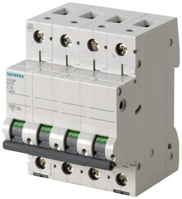 Disjoncteur Siemens 5SL6616-7 3P+N 16A 400V 6kA - 5SL66167, Bricolage & Construction, Verzenden