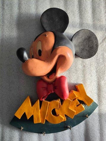 Mickey Mouse - 1 Kapstok beeld Mickey mousse, Nieuw