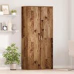 vidaXL Highboard met plank Oud Hout 80 x 39 x 178 cm Bewerkt, Verzenden, Nieuw