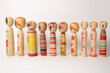 Zes afstammingen: Een verzamelset van 10 miniatuur Japanse