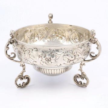 D.&J. Wellby - Kom - .925 zilver