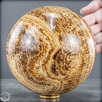 Natuurlijke aragonietbol, Uit Peru- 2382.14 g, Verzamelen