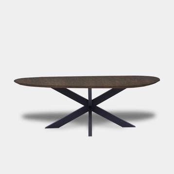 Tafel organisch eikenhout  Matrix  270x120, Huis en Inrichting, Tafels | Eettafels, Nieuw