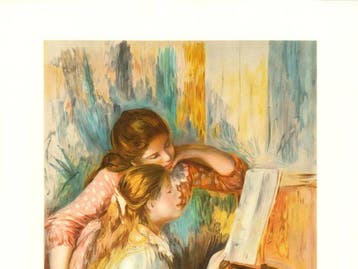 Pierre-Auguste Renoir (1841-1919) (after) - Jeunes filles au, Antiek en Kunst