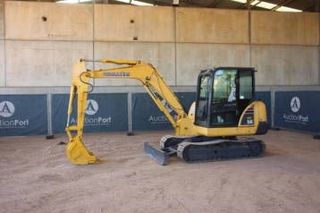 Veiling: Rupsgraafmachine Komatsu PC56-7 Diesel 35kW 2014, Articles professionnels, Ophalen
