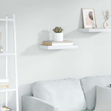 vidaXL Wandschap zwevend 40x23,5x3,8 cm MDF eikenkleurig en, Verzenden, Nieuw