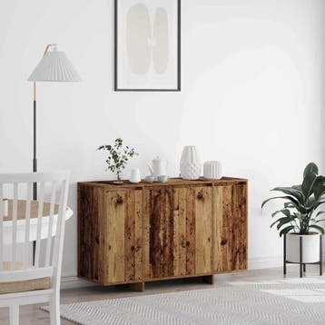 vidaXL Dressoir Oudhout 120 x 41 x 75 cm Bewerkt hout, Huis en Inrichting, Kasten | Dressoirs, Verzenden, Nieuw