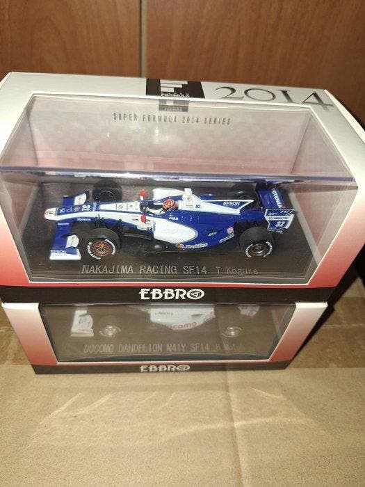 Ebbro 1:43 - Modelauto (2) - Honda Mugen SF14 - Japan Super, Hobby & Loisirs créatifs, Voitures miniatures | 1:5 à 1:12