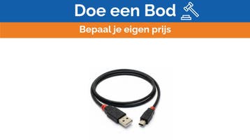 Bieden: Lindy USB 2.0 Cable Type A to Mini-B - 1m - 31884, Ophalen of Verzenden, Nieuw