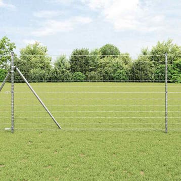 vidaXL Euro Hek 1 x 25 m PVC-gelaagd ijzer, Verzenden