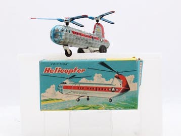 ASAHI, ATC , Japan - Modelvliegtuig - Friction , HELICOPTER,
