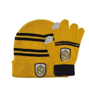 Harry Potter Hufflepuff Muts en Handschoenen (kinderen), Verzamelen, Ophalen of Verzenden, Nieuw