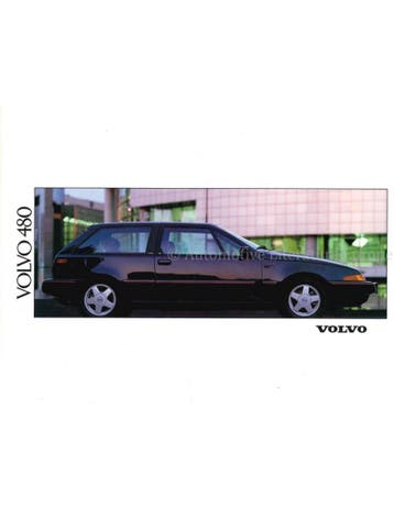 1991 VOLVO 480 BROCHURE NEDERLANDS, Nieuw