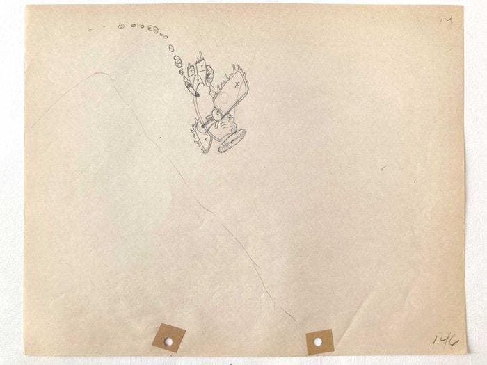 The Mail Pilot : Oorspronkelijke productie-tekening met, Cd's en Dvd's, Dvd's | Tekenfilms en Animatie