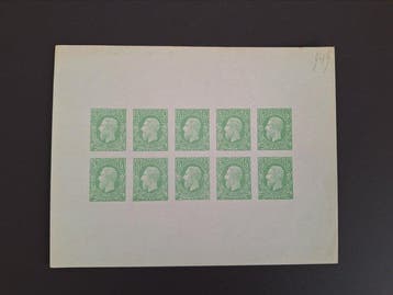 Belgisch-Congo 1886 - n° 1 + 3 + 4 Lenoir herdrukken in