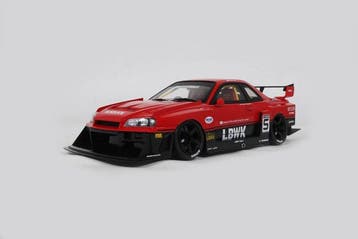 GT Spirit 1:18 - Model sportwagen - Nissan Skyline R34 GT-R