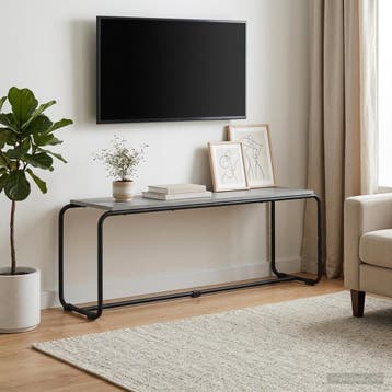 vidaXL TV Stand 113,5 x 35,5 x 42 cm Grijs Sonoma Bewerkt, Verzenden