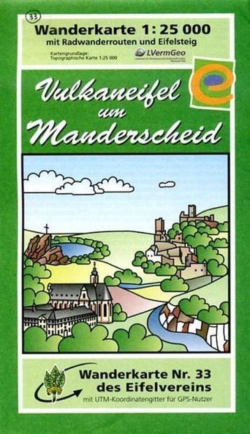 Eifelverein e.V. WK Vulkaneifel um Manderscheid 1:25, Verzenden, Nieuw
