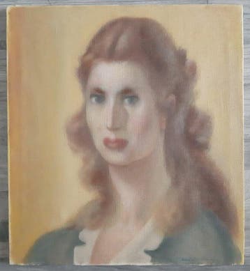 Dante Montanari (1896-1989) - Ritratto di donna