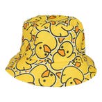 Bucket Hat Hoedje – Badeendjes Print - Omkeerbaar – One Size, Nieuw