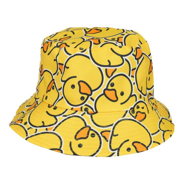 Bucket Hat Hoedje – Badeendjes Print - Omkeerbaar – One Size, Kleding | Dames, Hoeden en Petten