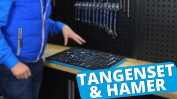 Datona 16-delige tangenset met doorslagen en een hamer in, Doe-het-zelf en Bouw, Gereedschap | Handgereedschap, Ophalen of Verzenden