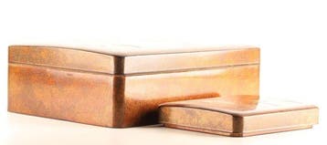 A set of Japanese antique Bunko and Suzuribako - Boîte - Un, Antiquités & Art