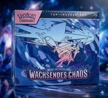 1 Elite trainer box - Wachsendes Chaos - Top Trainer Box -, Nieuw