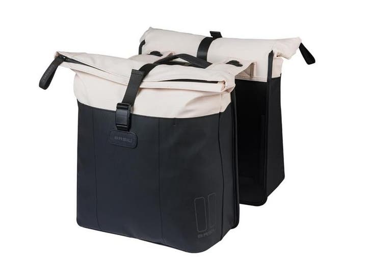 Basil Vive - Dubbele fietstas - 28-35 liter - Waterdicht -, Fietsen en Brommers, Fietsaccessoires | Fietstassen, Zo goed als nieuw