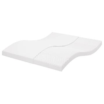 vidaXL Schuimmatras 7 zones hardheid 20 ILD 180x220 cm wit, Huis en Inrichting, Verzenden, Nieuw