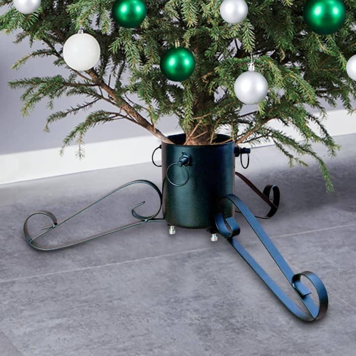 vidaXL Kerstboomstandaard 58x58x21 cm groen, Diversen, Kerst, Nieuw, Verzenden