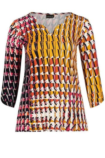 Shirt  Ophilia Lesley  print maat 52/54, Verzenden