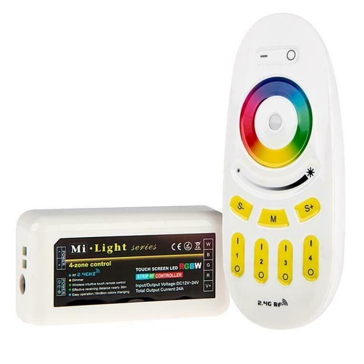 4-zone RGBW ledstrip touch RF controller SET (Mi-light, Telecommunicatie, Zenders en Ontvangers, Verzenden