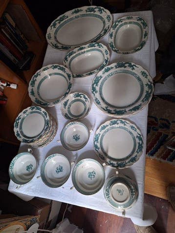 Booths - Tafelservies (26) - Draak - Keramiek