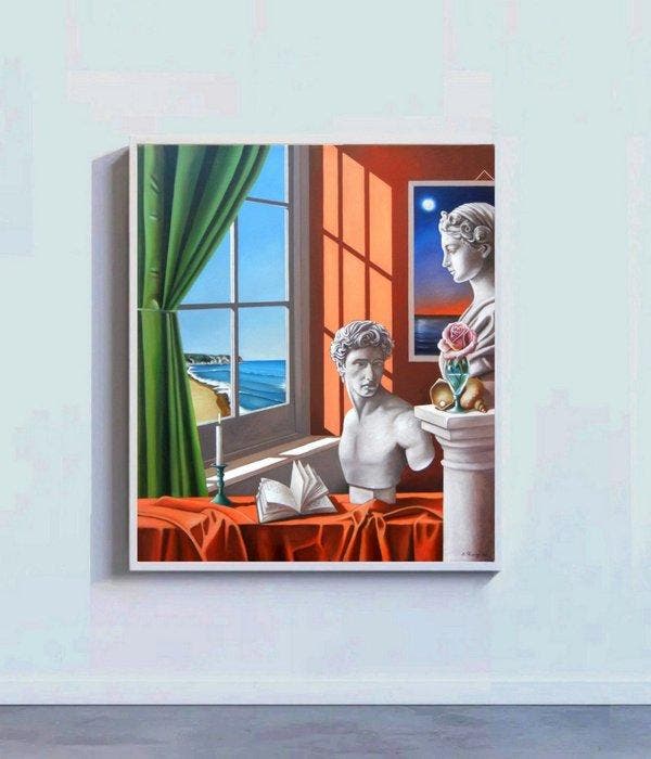 Antonio Pirozzi - Luce damore, Antiek en Kunst, Kunst | Schilderijen | Modern