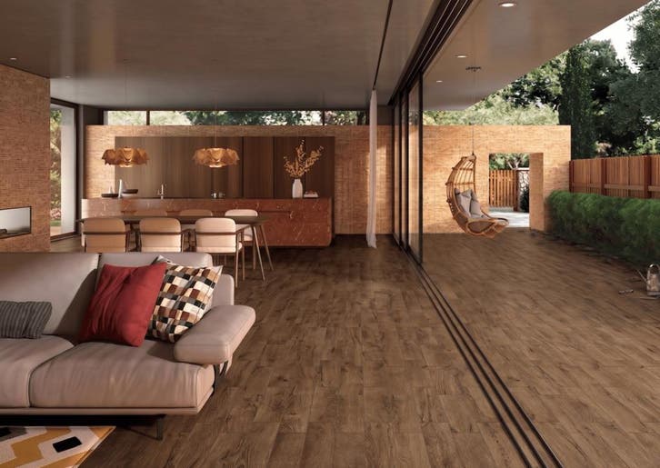 Vloertegel/Wandtegel Baldocer Grace Bruin Houtlook R11 30x60, Bricolage & Construction, Dalles & Carrelages, Enlèvement ou Envoi