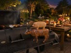Statue, BBQ / Farm Animal Sculpture - 42 cm - mgo