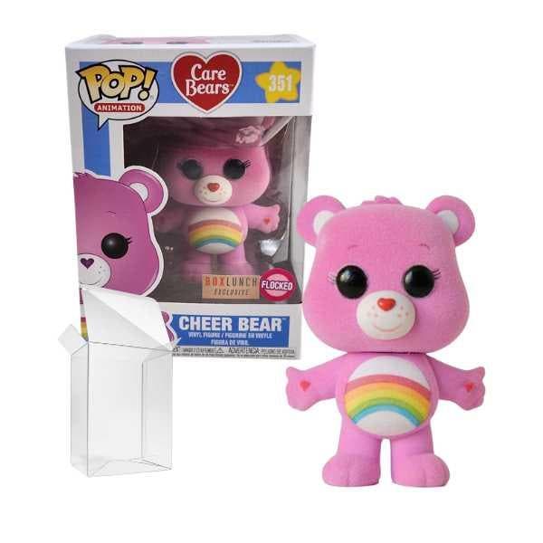 Funko Pop!  Care Bears - Cheer Bear #351 Flocked Box Lunch, Collections, Jouets miniatures, Envoi
