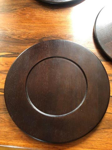 Onderbord (6) - Hout - Vintage, Antiek en Kunst