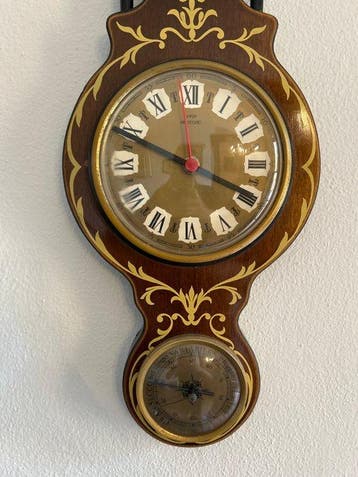 Horloge murale - Bois - 1970-1980, Antiquités & Art