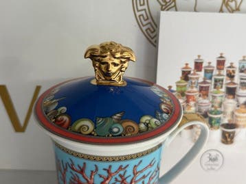 Rosenthal - Versace - Mok - TRESOR DE LA MER Beker met