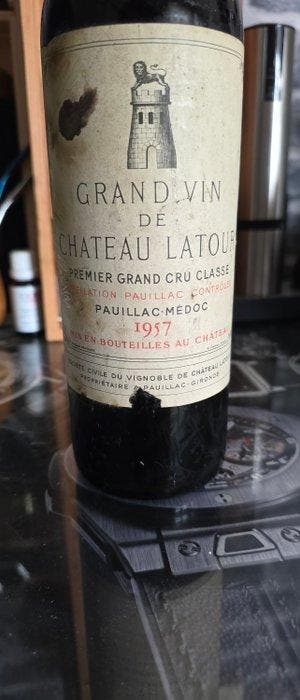 1957 Château Latour - Pauillac 1er Grand Cru Classé - 1 Fles