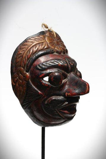 Java-masker - Hout - Indonesië - Midden in de 20e eeuw.