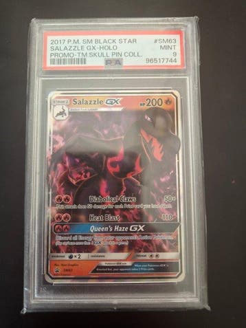 Pokémon - 5 Graded card - Salazzle, 30th celebration SM63