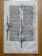 Scriptorium of the Middle Ages - Early richly illuminated, Nieuw